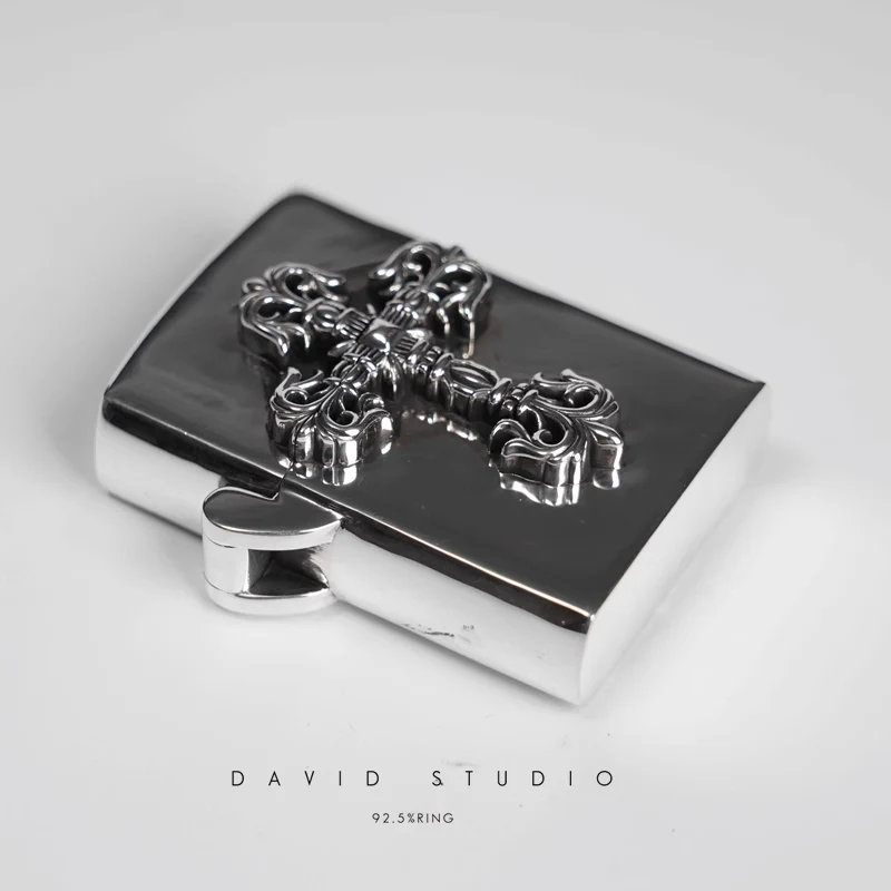 Chrome Hearts Cross Ring - Gothic 925 Sterling Silver Jewelry | David Studio