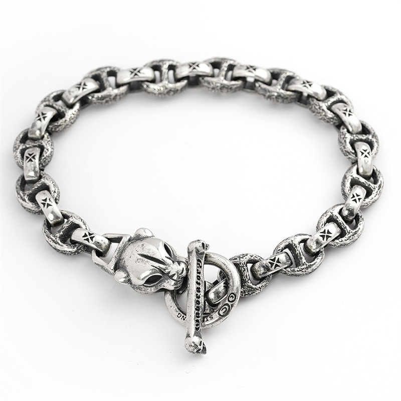 Chrome Hearts Cross Ring - Gothic 925 Sterling Silver Jewelry | David Studio