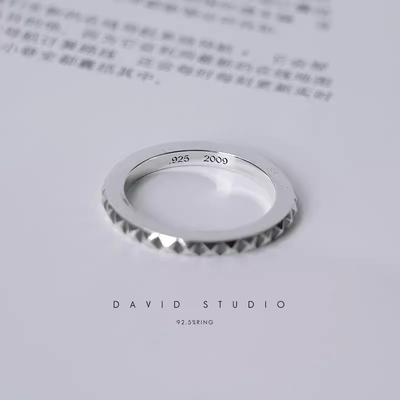 Chrome Hearts Cross Ring - Gothic 925 Sterling Silver Jewelry | David Studio