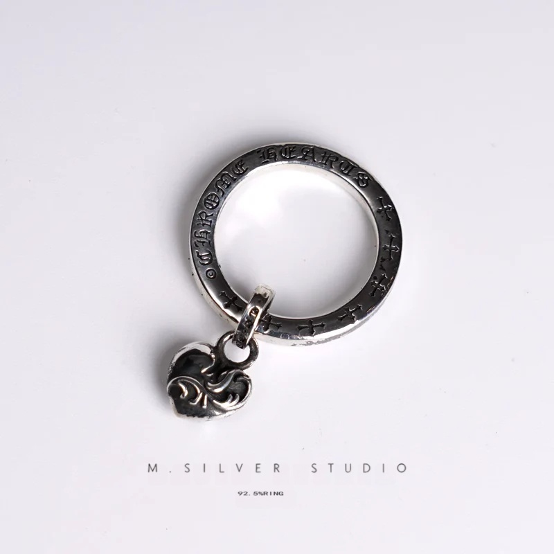 Chrome Hearts Cross Ring - Gothic 925 Sterling Silver Jewelry | David Studio