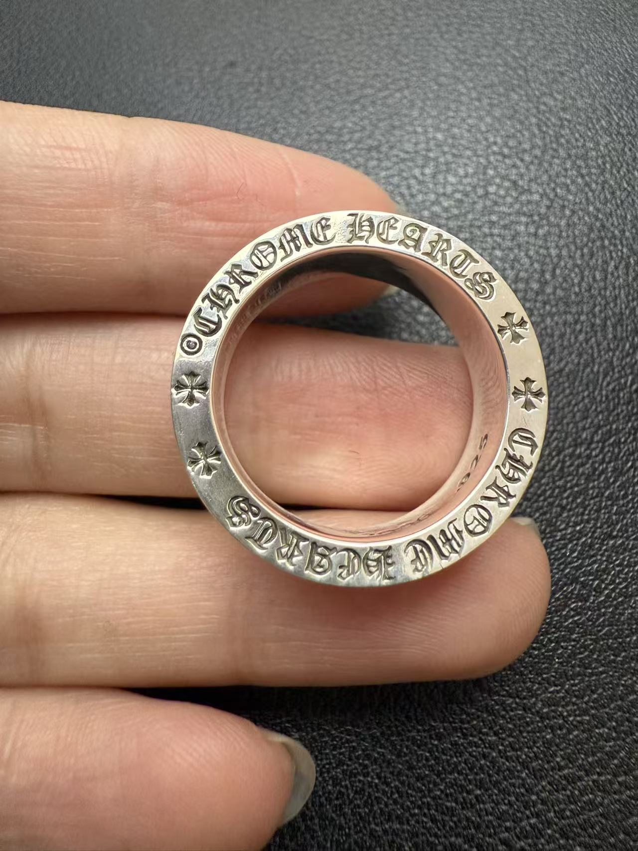 Chrome Hearts Cross Ring - Gothic 925 Sterling Silver Jewelry | David Studio