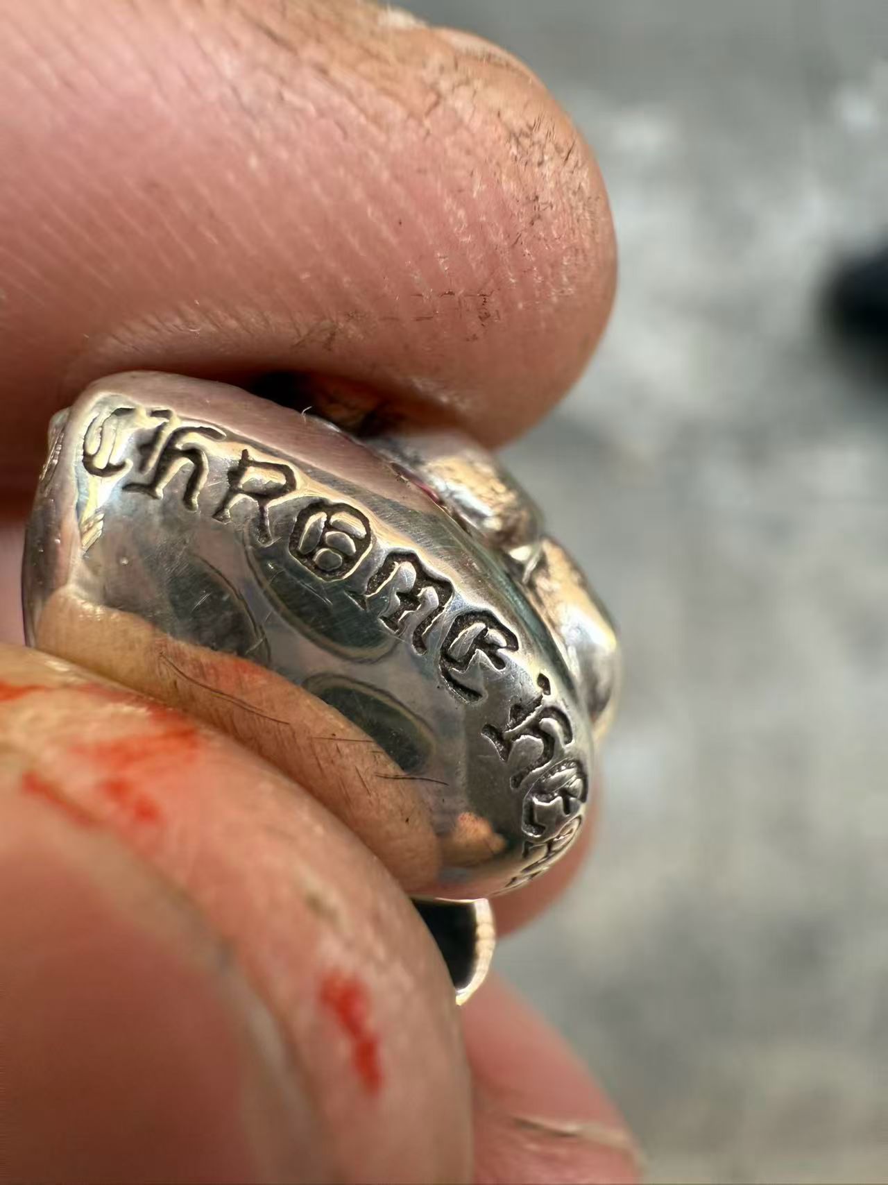 Chrome Hearts Cross Ring - Gothic 925 Sterling Silver Jewelry | David Studio