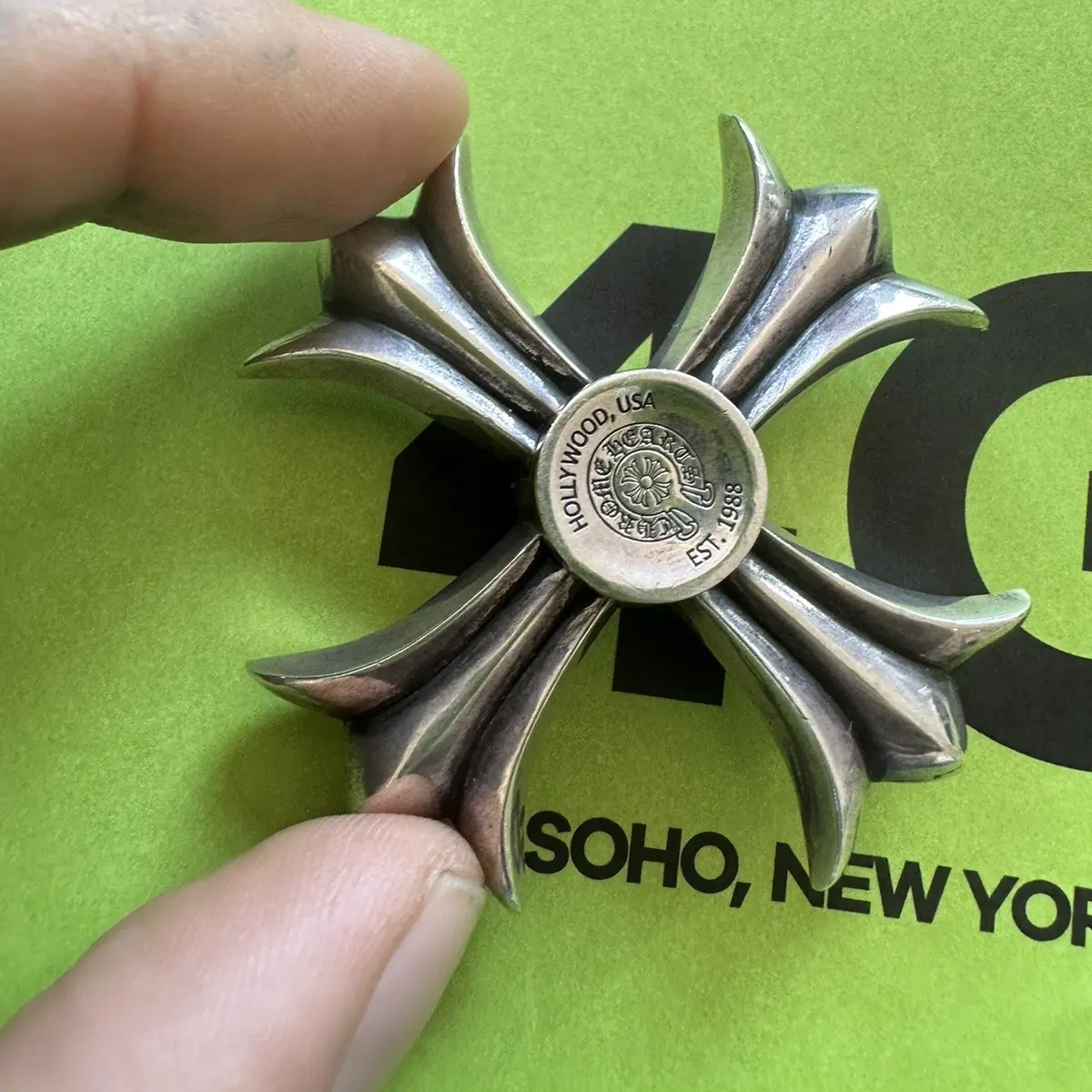 Chrome Hearts Cross Ring - Gothic 925 Sterling Silver Jewelry | David Studio