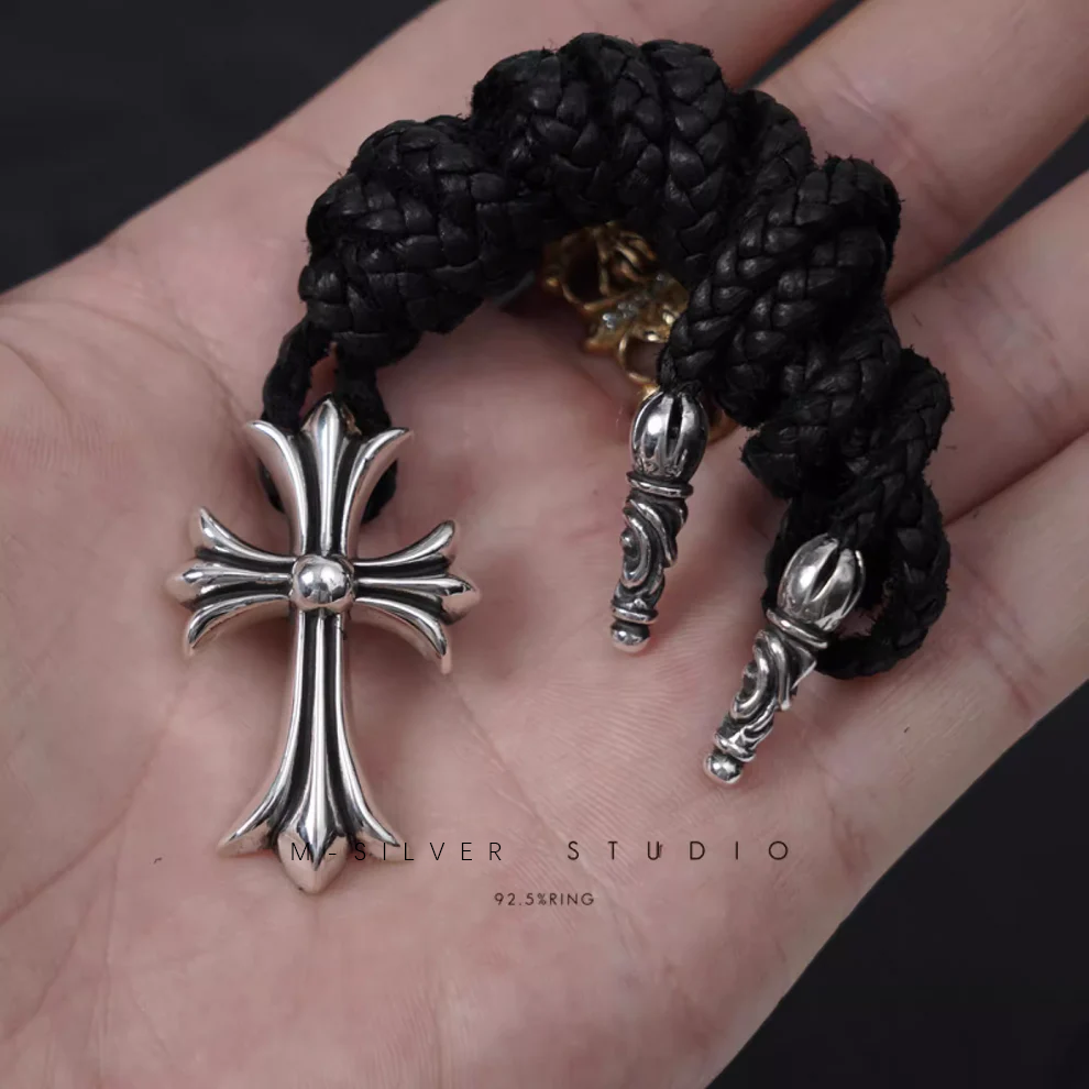 Chrome Hearts Cross Ring - Gothic 925 Sterling Silver Jewelry | David Studio