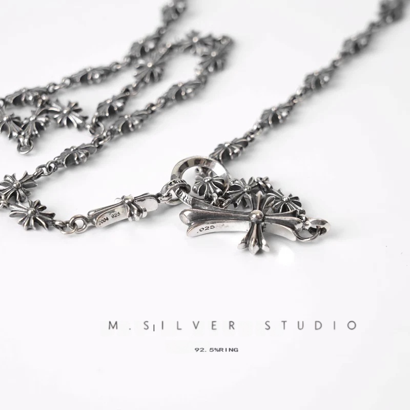 Chrome Hearts Cross Ring - Gothic 925 Sterling Silver Jewelry | David Studio