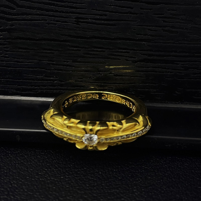 Chrome Hearts Cross Ring - Gothic 925 Sterling Silver Jewelry | David Studio