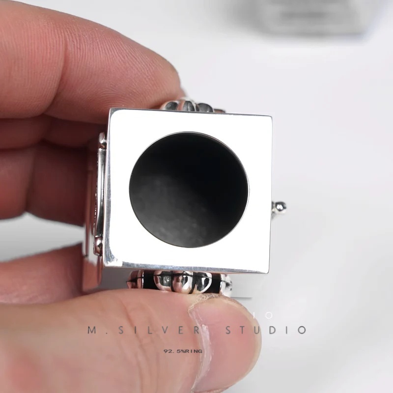 Chrome Hearts Cross Ring - Gothic 925 Sterling Silver Jewelry | David Studio