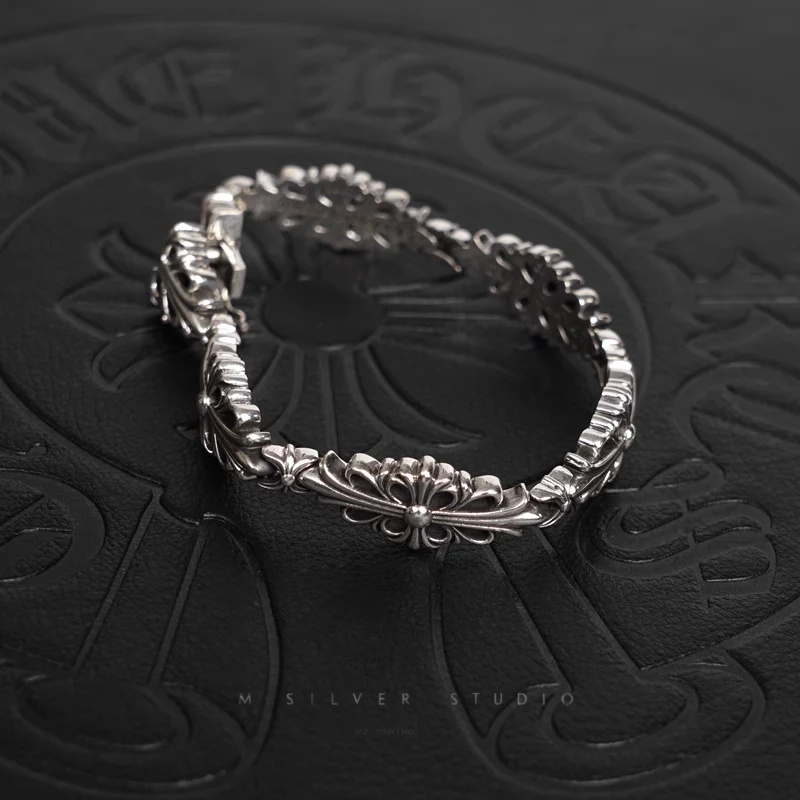 Chrome Hearts Cross Ring - Gothic 925 Sterling Silver Jewelry | David Studio