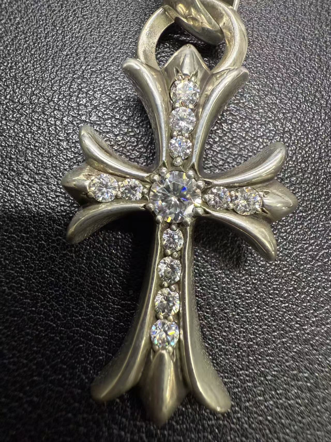 Chrome Hearts Cross Ring - Gothic 925 Sterling Silver Jewelry | David Studio