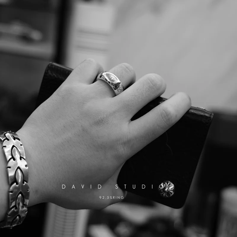 Chrome Hearts Cross Ring - Gothic 925 Sterling Silver Jewelry | David Studio