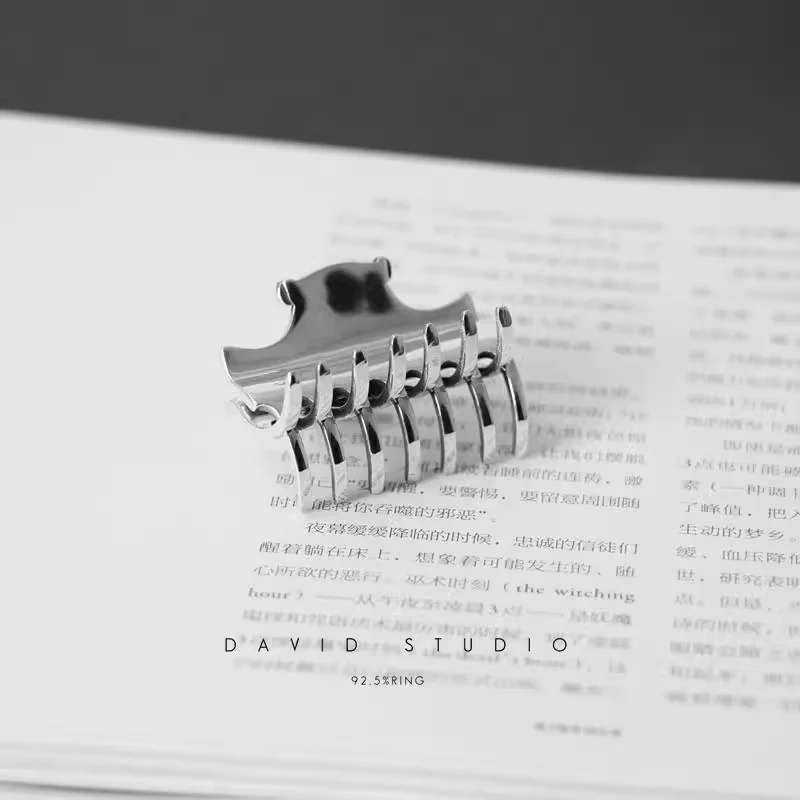 Chrome Hearts Cross Ring - Gothic 925 Sterling Silver Jewelry | David Studio