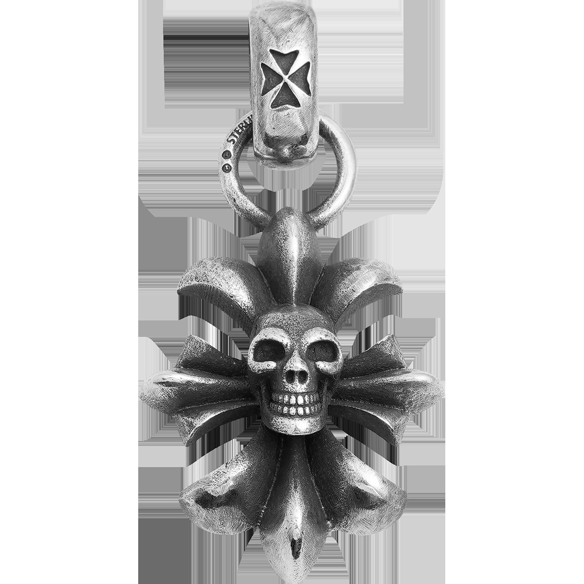 Chrome Hearts Cross Ring - Gothic 925 Sterling Silver Jewelry | David Studio