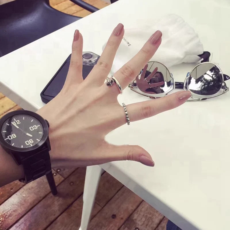 Chrome Hearts Cross Ring - Gothic 925 Sterling Silver Jewelry | David Studio