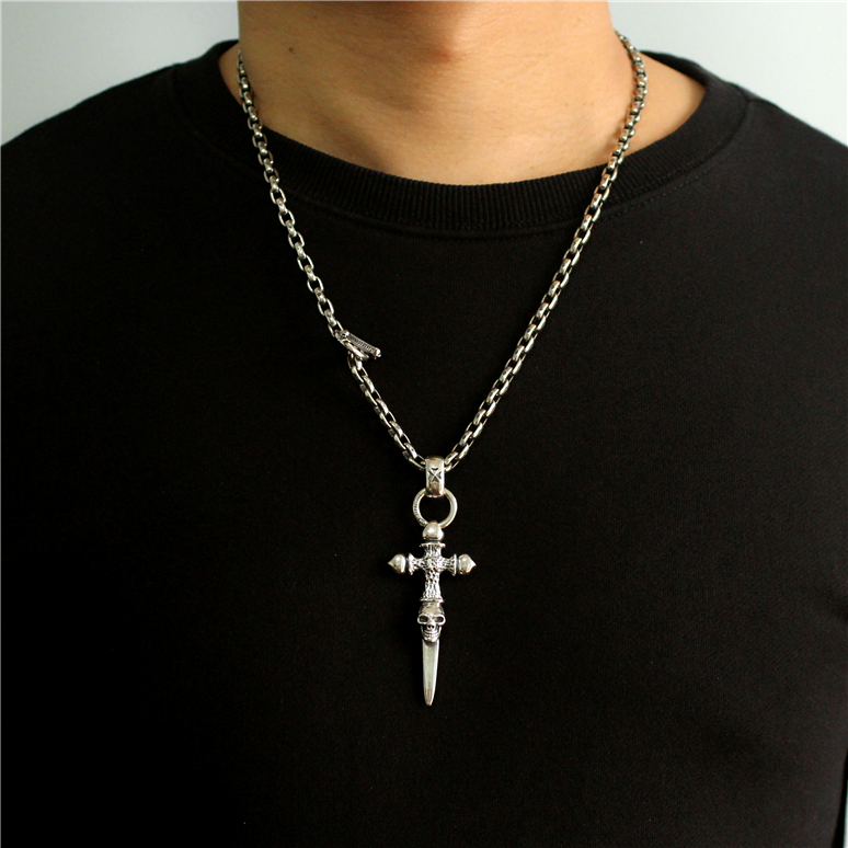 Chrome Hearts Cross Ring - Gothic 925 Sterling Silver Jewelry | David Studio