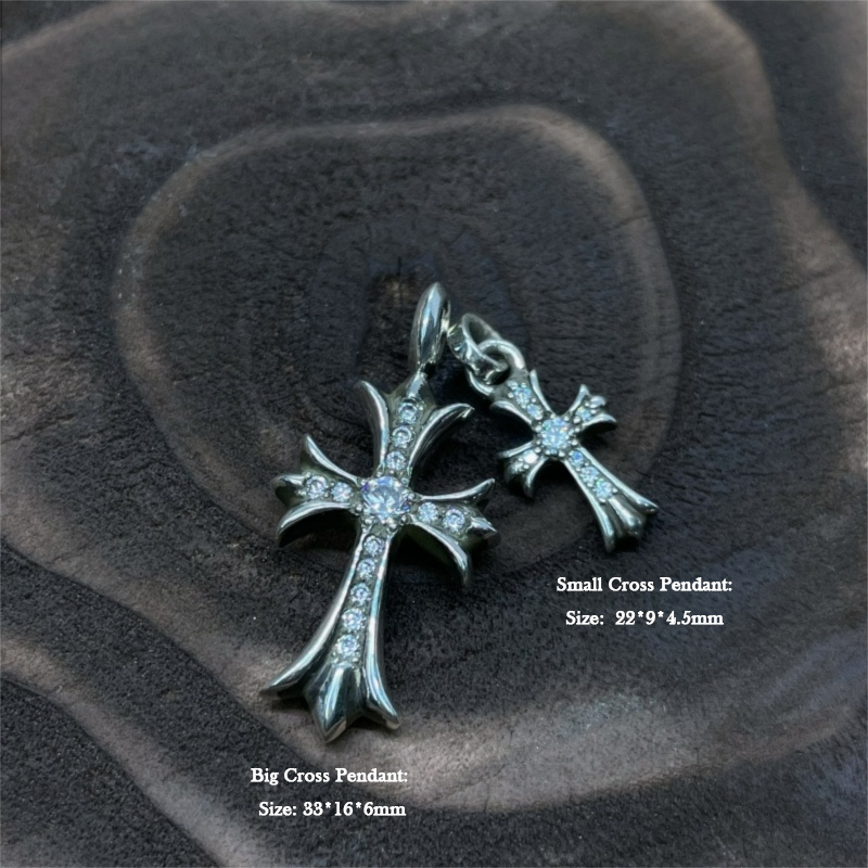 Chrome Hearts Cross Ring - Gothic 925 Sterling Silver Jewelry | David Studio