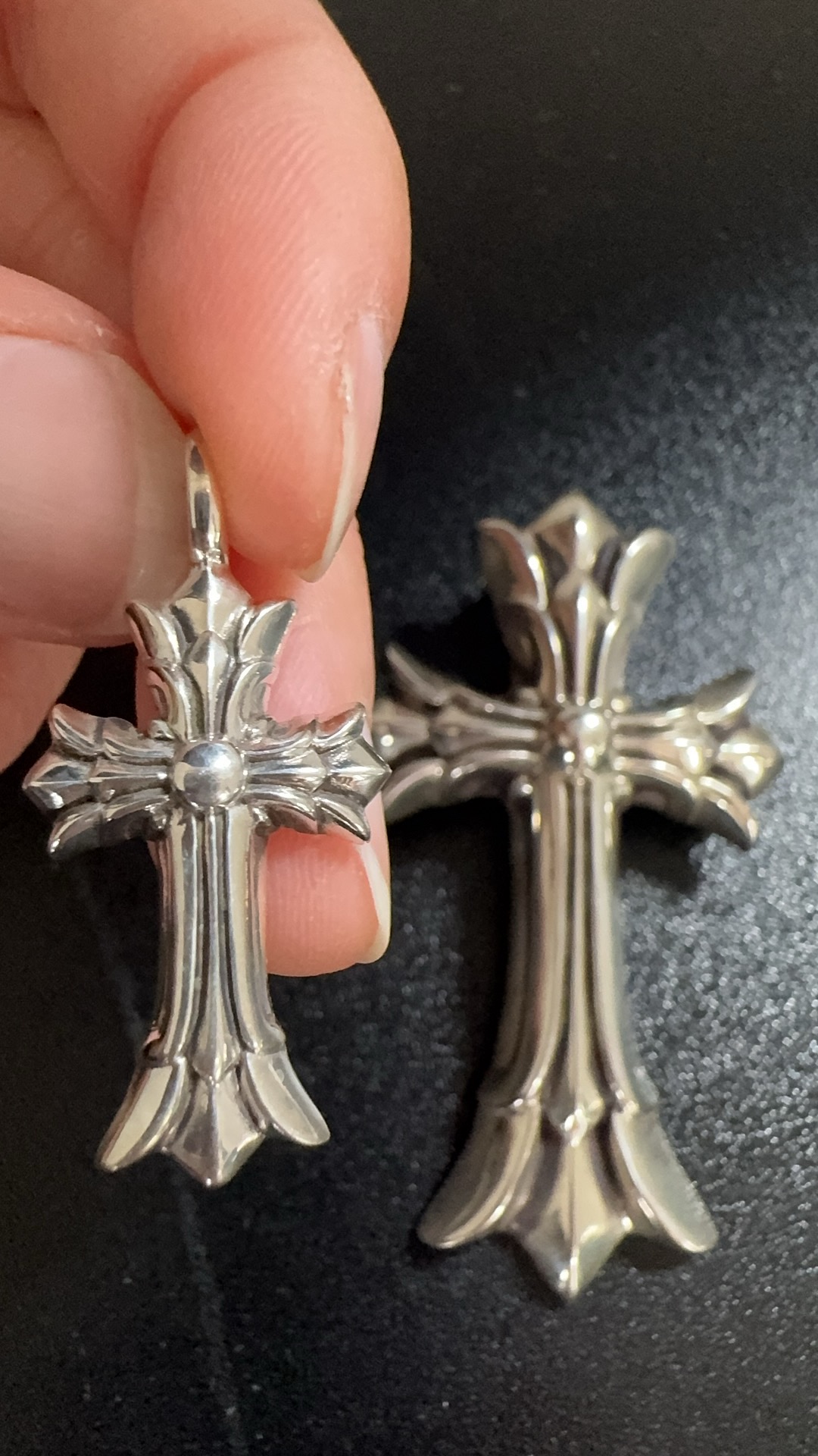 Chrome Hearts Cross Ring - Gothic 925 Sterling Silver Jewelry | David Studio