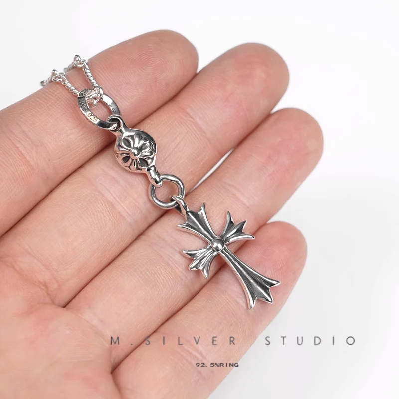Chrome Hearts Cross Ring - Gothic 925 Sterling Silver Jewelry | David Studio