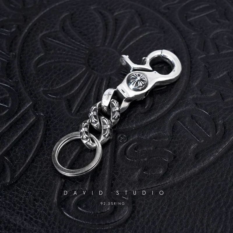 Chrome Hearts Cross Ring - Gothic 925 Sterling Silver Jewelry | David Studio