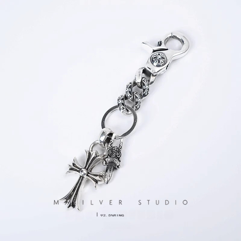 Chrome Hearts Cross Ring - Gothic 925 Sterling Silver Jewelry | David Studio