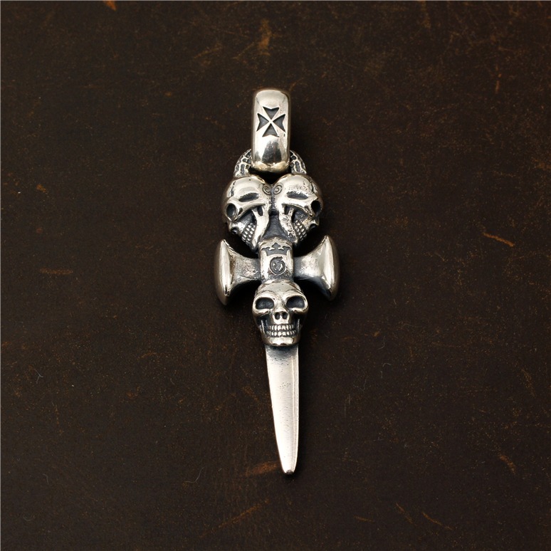 Chrome Hearts Cross Ring - Gothic 925 Sterling Silver Jewelry | David Studio