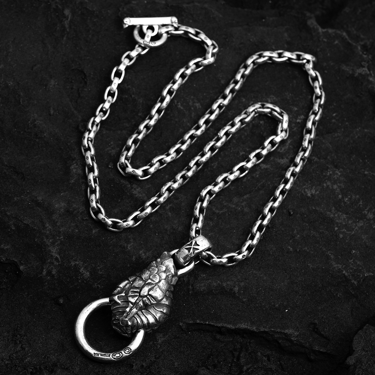 Chrome Hearts Cross Ring - Gothic 925 Sterling Silver Jewelry | David Studio