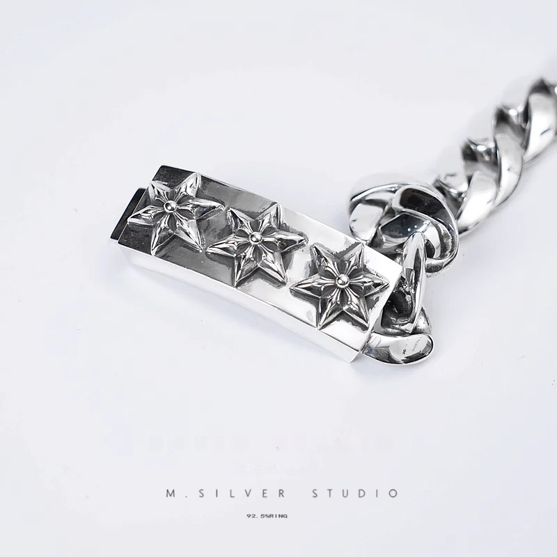 Chrome Hearts Cross Ring - Gothic 925 Sterling Silver Jewelry | David Studio