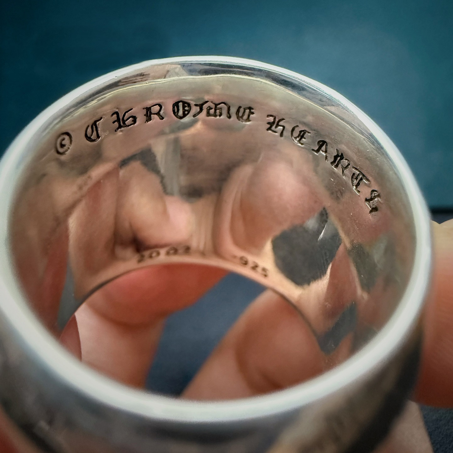 Chrome Hearts Cross Ring - Gothic 925 Sterling Silver Jewelry | David Studio