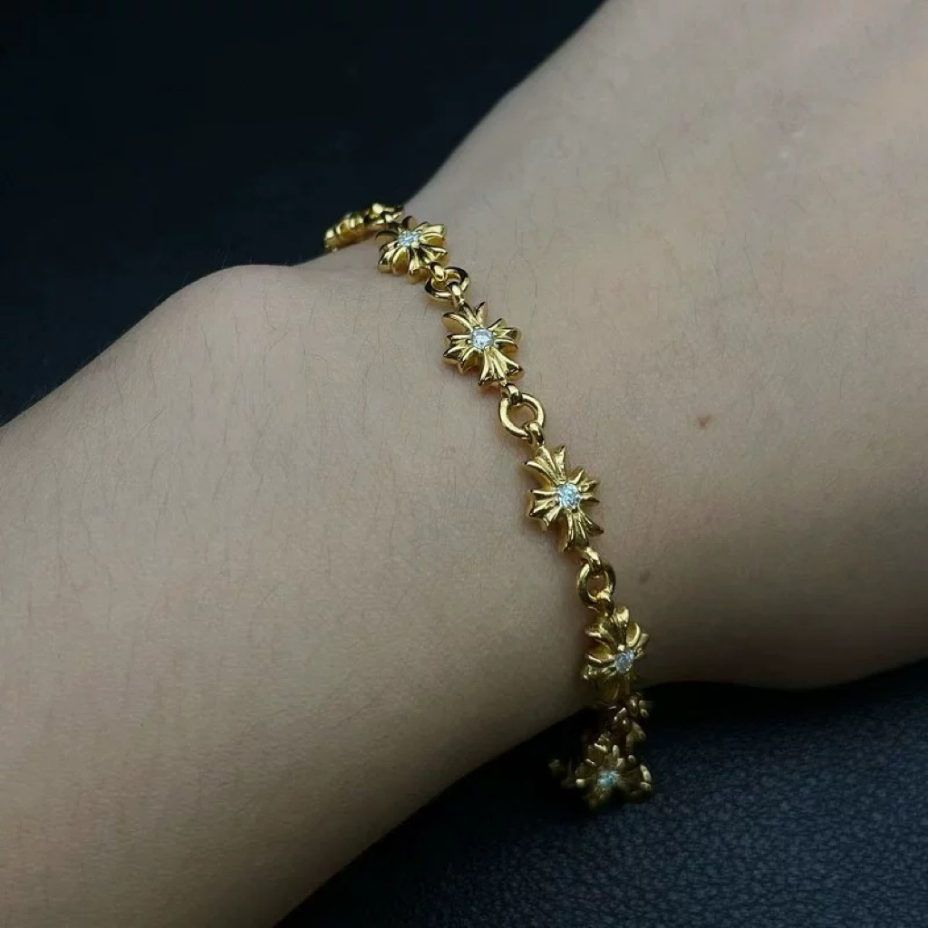 Chrome Hearts Cross Ring - Gothic 925 Sterling Silver Jewelry | David Studio