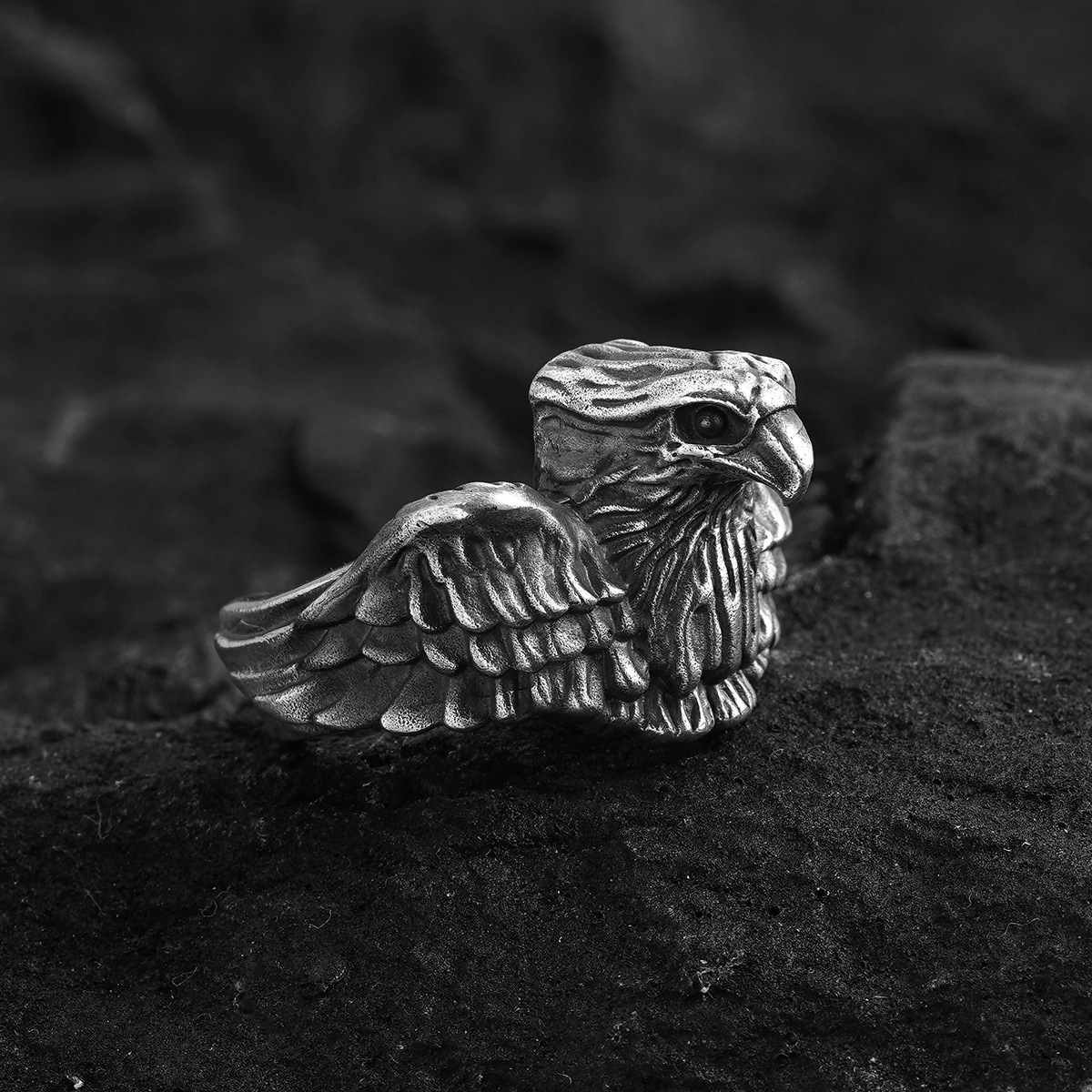 Chrome Hearts Cross Ring - Gothic 925 Sterling Silver Jewelry | David Studio