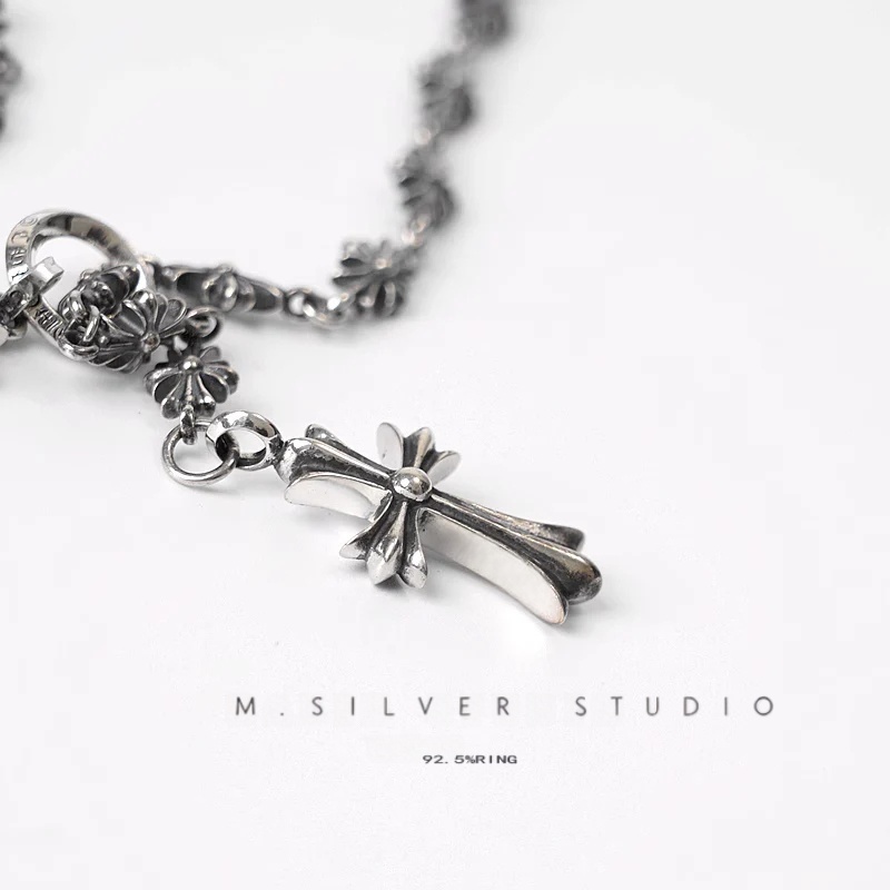 Chrome Hearts Cross Ring - Gothic 925 Sterling Silver Jewelry | David Studio