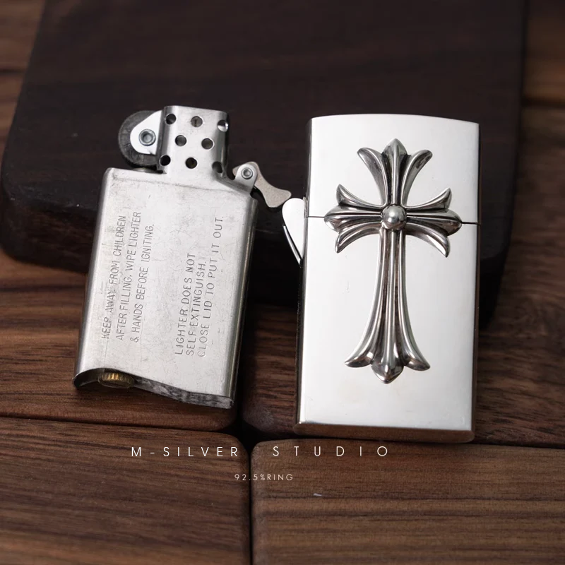 Chrome Hearts Cross Ring - Gothic 925 Sterling Silver Jewelry | David Studio