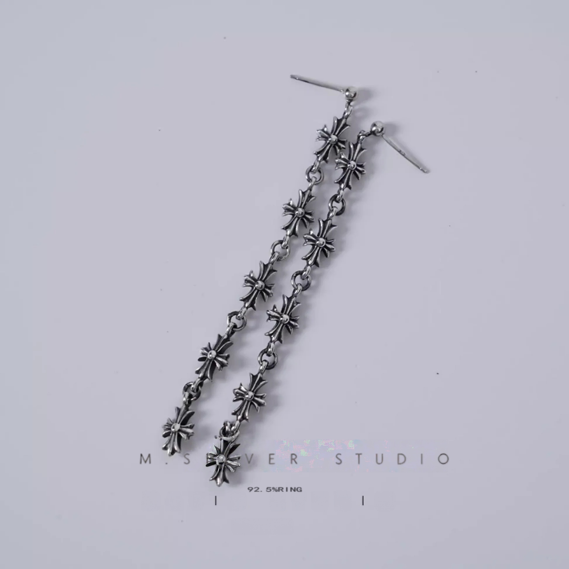 Chrome Hearts Cross Ring - Gothic 925 Sterling Silver Jewelry | David Studio