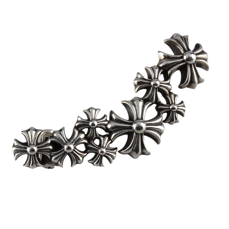 Chrome Hearts Cross Ring - Gothic 925 Sterling Silver Jewelry | David Studio