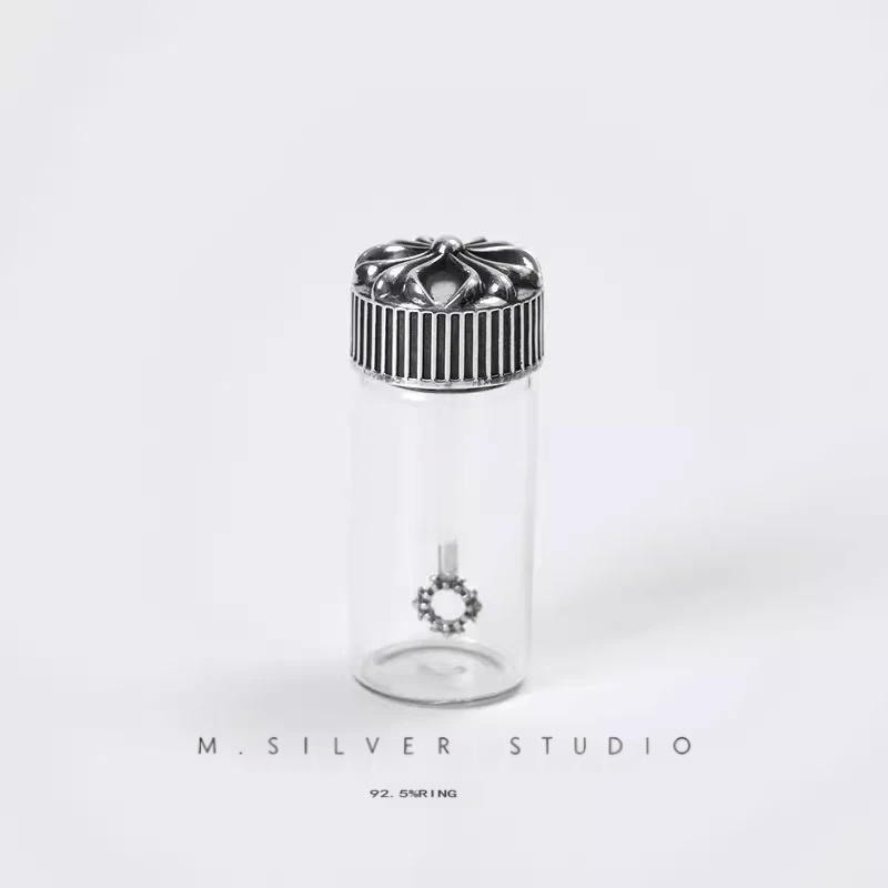 Chrome Hearts Cross Ring - Gothic 925 Sterling Silver Jewelry | David Studio