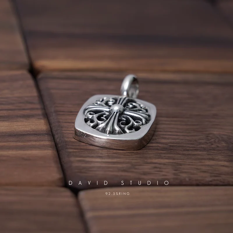 Chrome Hearts Cross Ring - Gothic 925 Sterling Silver Jewelry | David Studio