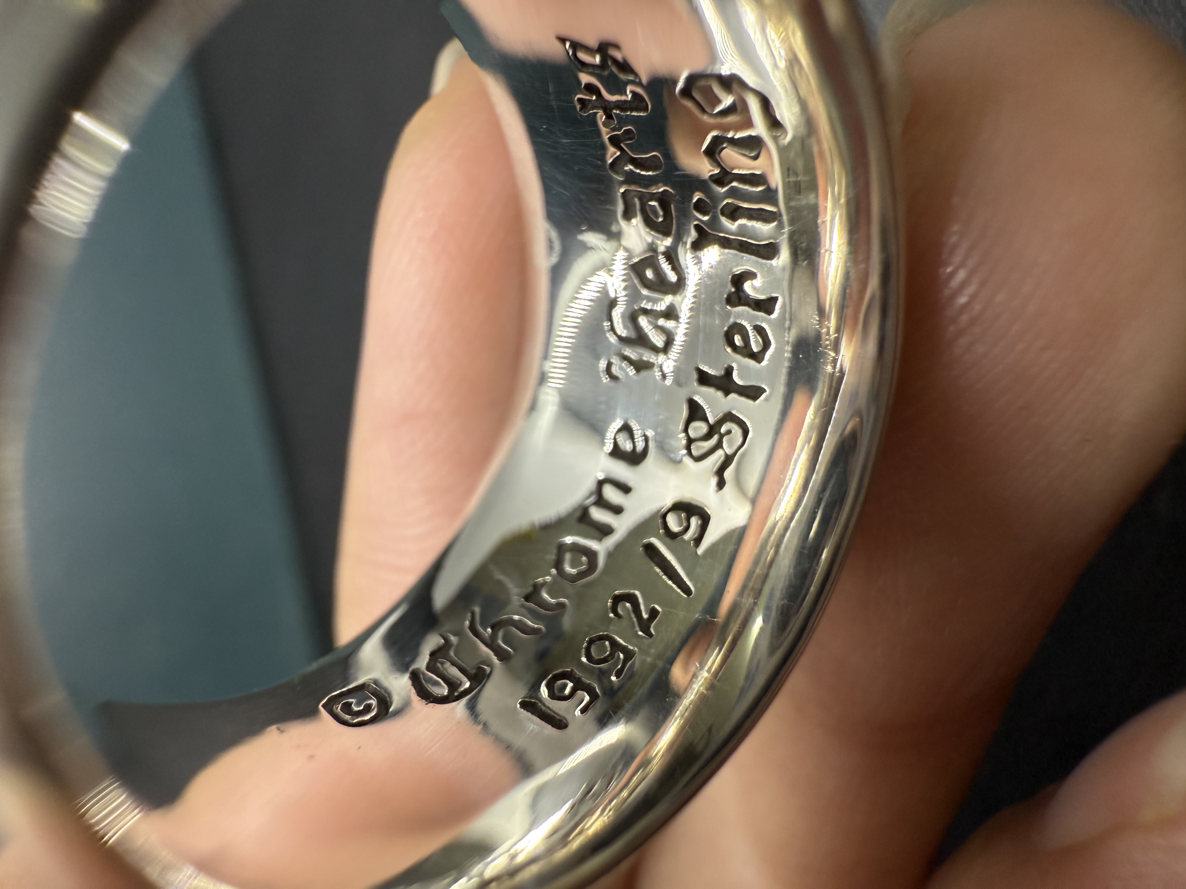 Chrome Hearts Cross Ring - Gothic 925 Sterling Silver Jewelry | David Studio