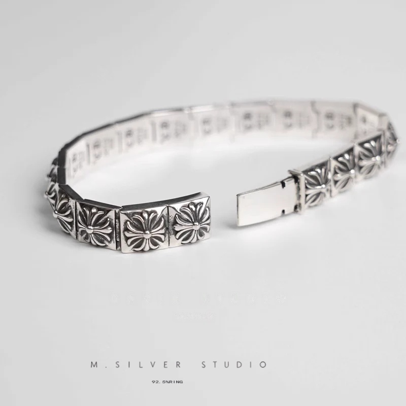 Chrome Hearts Cross Ring - Gothic 925 Sterling Silver Jewelry | David Studio