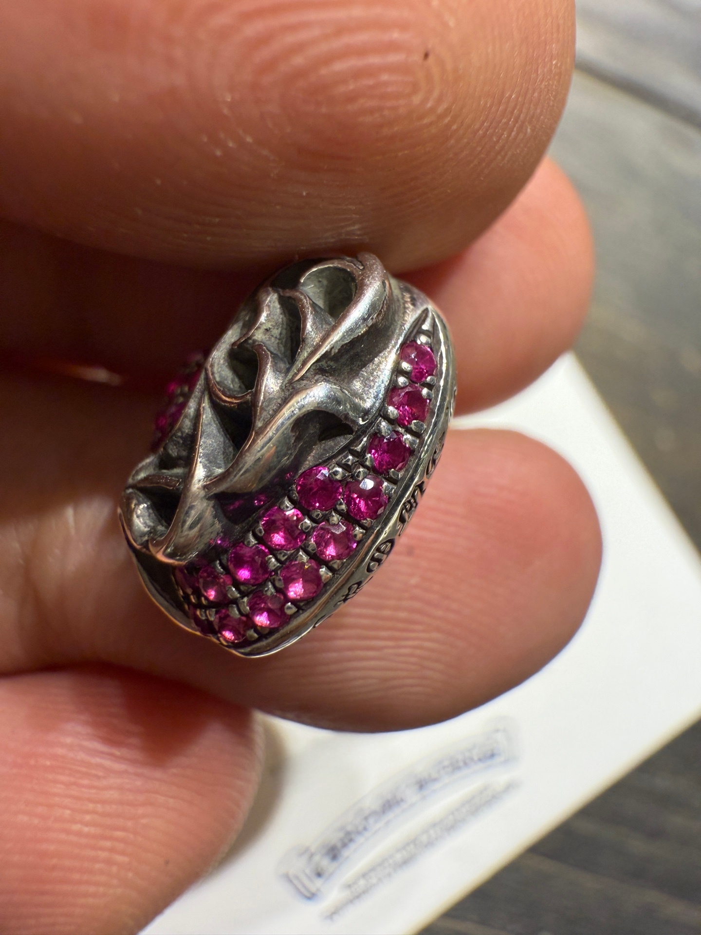 Chrome Hearts Cross Ring - Gothic 925 Sterling Silver Jewelry | David Studio