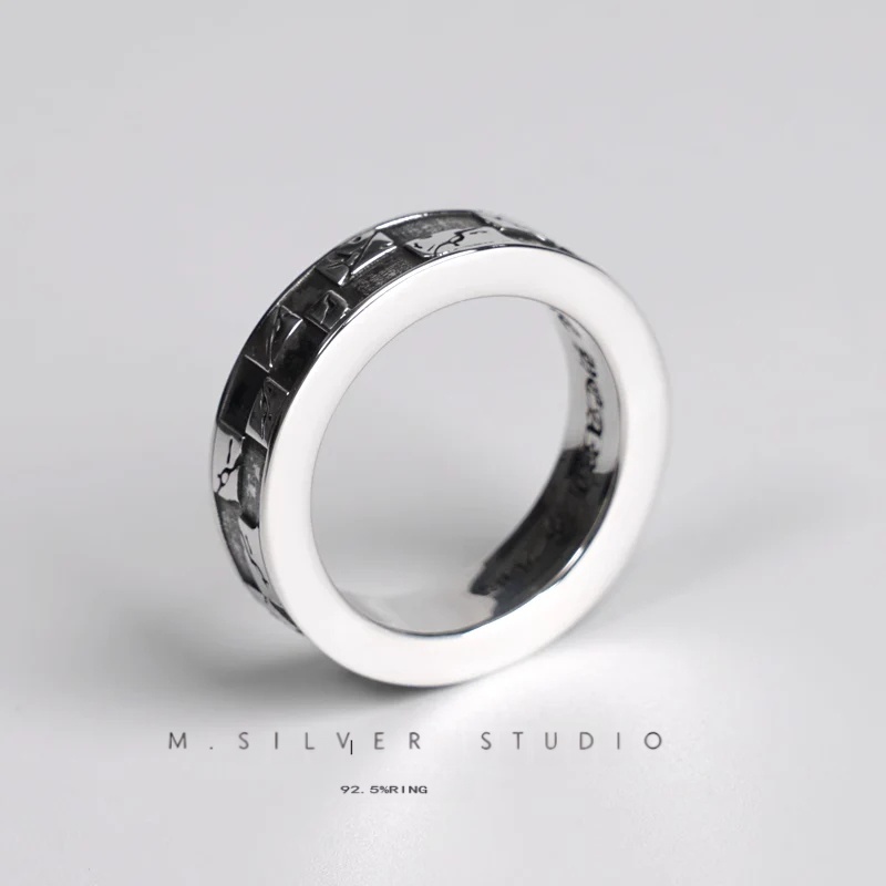 Chrome Hearts Cross Ring - Gothic 925 Sterling Silver Jewelry | David Studio