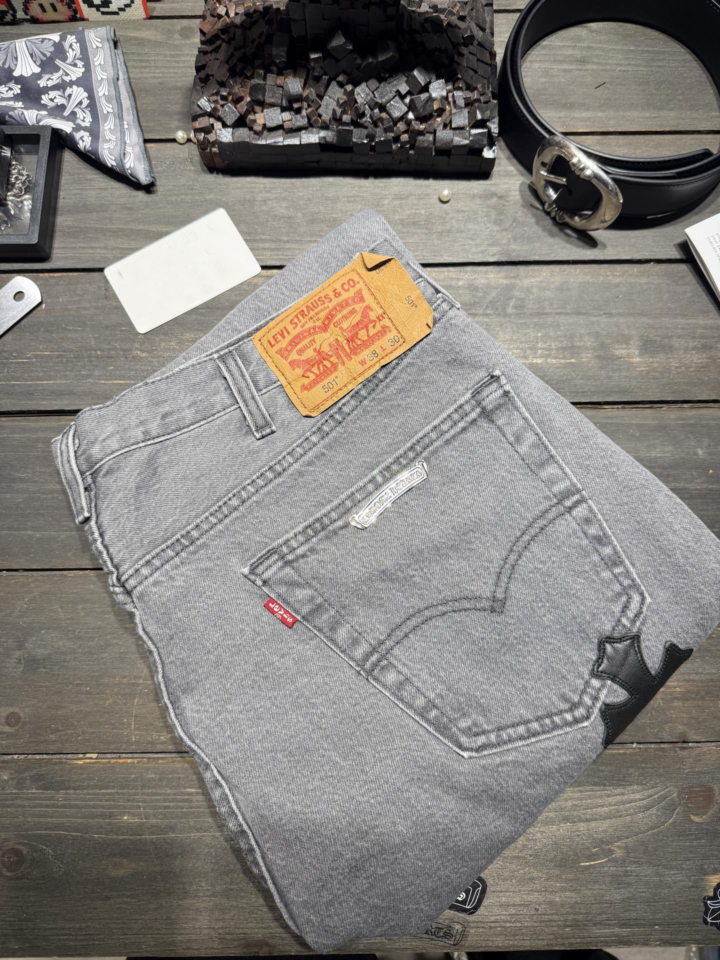 Chrome Hearts Cross Ring - Gothic 925 Sterling Silver Jewelry | David Studio