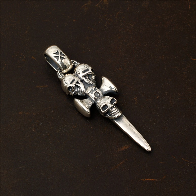 Chrome Hearts Cross Ring - Gothic 925 Sterling Silver Jewelry | David Studio