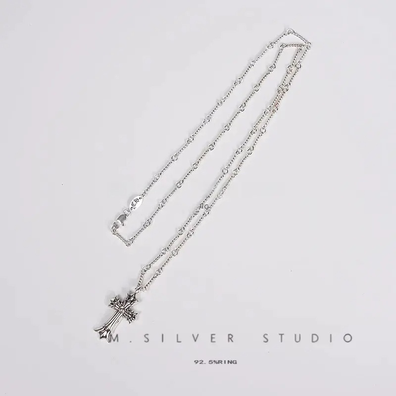 Chrome Hearts Cross Ring - Gothic 925 Sterling Silver Jewelry | David Studio