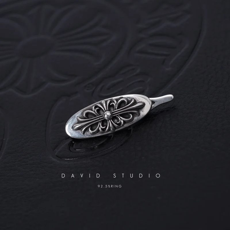 Chrome Hearts Cross Ring - Gothic 925 Sterling Silver Jewelry | David Studio