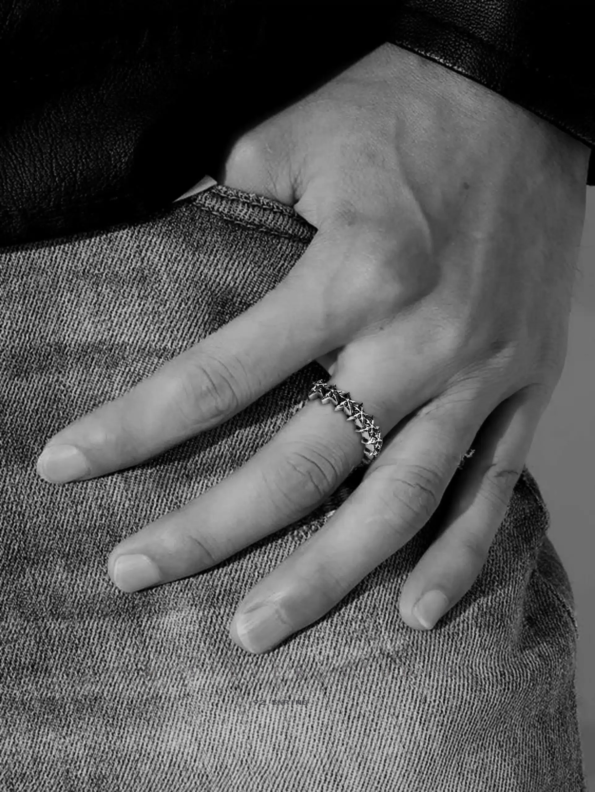 Chrome Hearts Cross Ring - Gothic 925 Sterling Silver Jewelry | David Studio