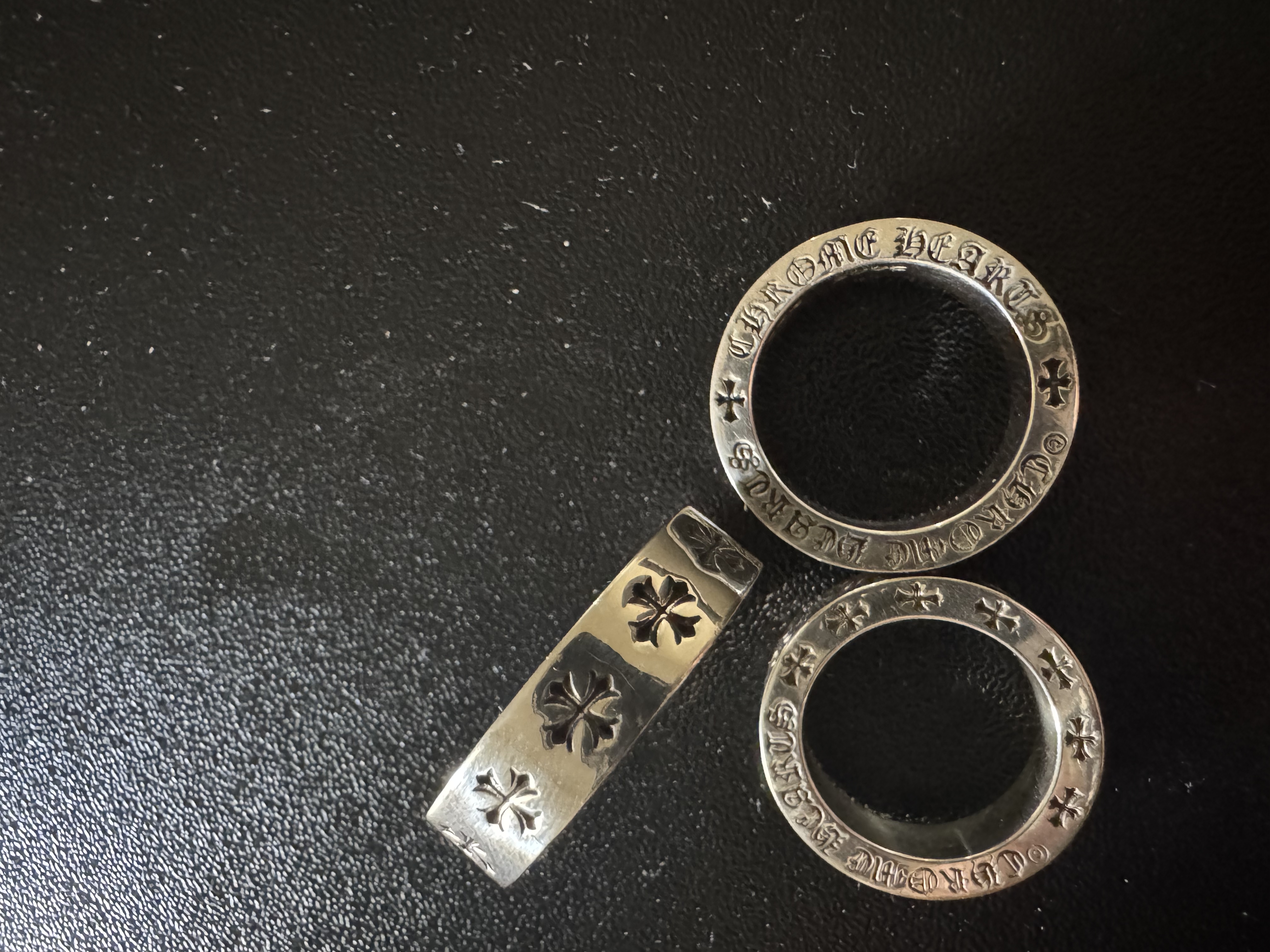 Chrome Hearts Cross Ring - Gothic 925 Sterling Silver Jewelry | David Studio