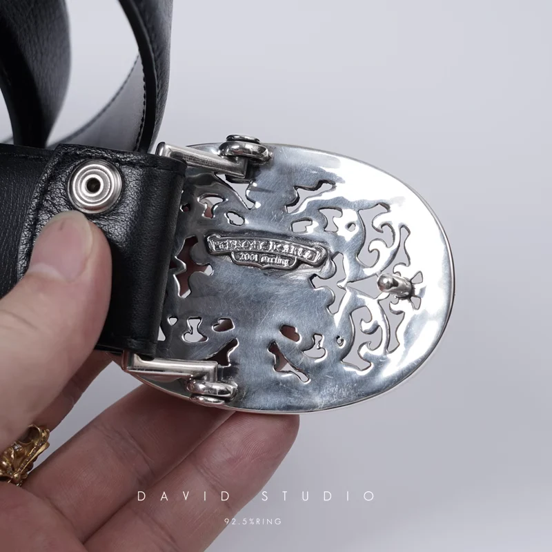 Chrome Hearts Cross Ring - Gothic 925 Sterling Silver Jewelry | David Studio