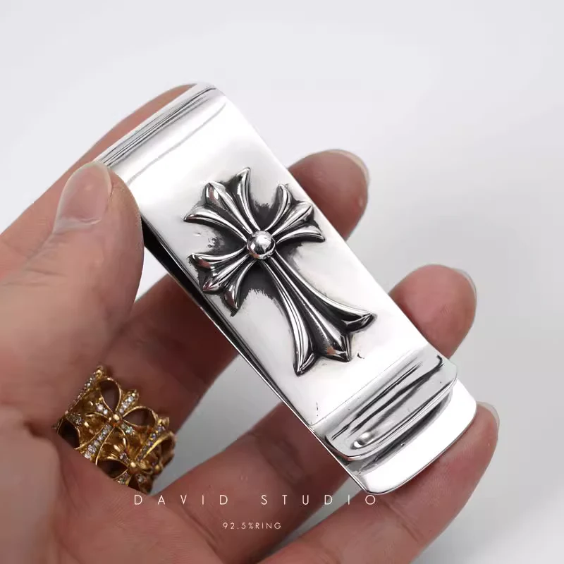Chrome Hearts Cross Ring - Gothic 925 Sterling Silver Jewelry | David Studio