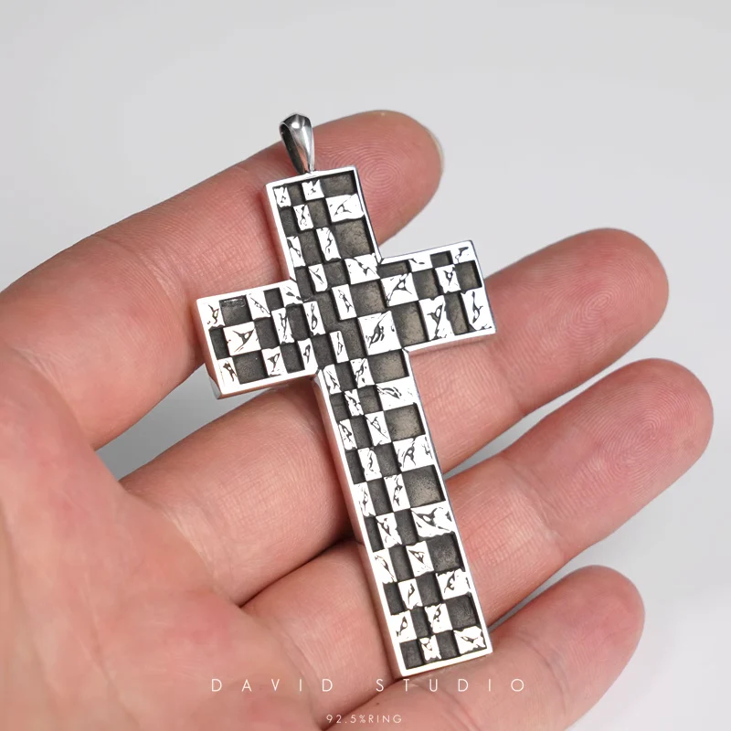 Chrome Hearts Cross Ring - Gothic 925 Sterling Silver Jewelry | David Studio