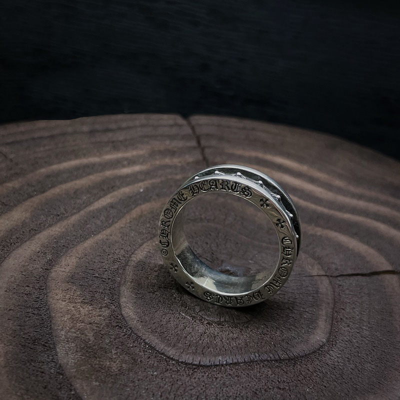 Chrome Hearts Cross Ring - Gothic 925 Sterling Silver Jewelry | David Studio