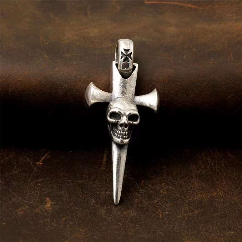 Chrome Hearts Cross Ring - Gothic 925 Sterling Silver Jewelry | David Studio